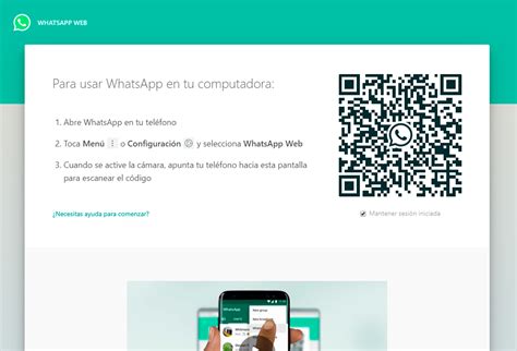 whatsapp web iniciar sesion.